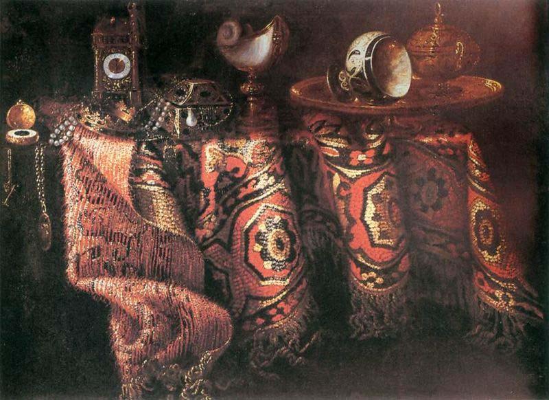 Jacques Hupin Still-life with Carpet oil painting image